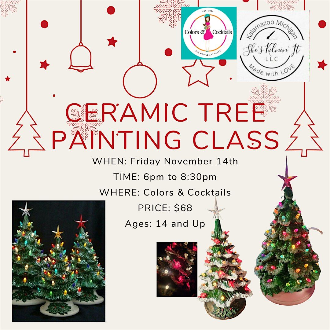 Ceramic Christmas Tree Painting