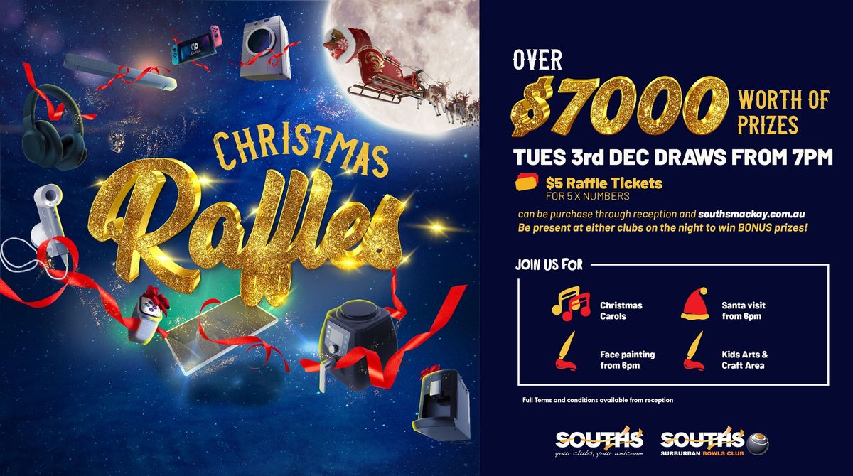 Souths $7000 Christmas Raffles