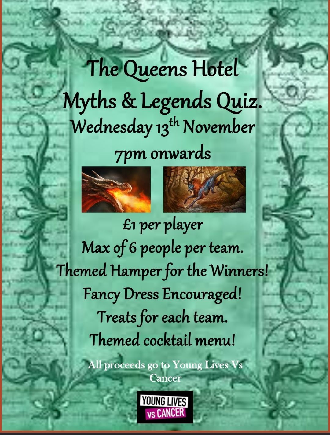 Myths and Legends Quiz Night