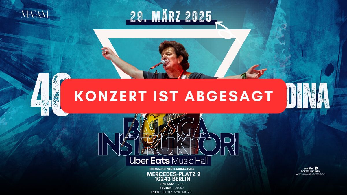 BAJAGA & INSTRUKTORI - BERLIN 29.03.2025