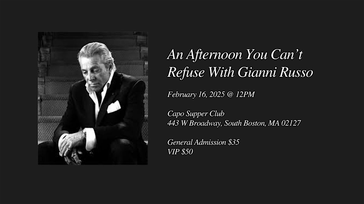 Gianni Russo at Capo!