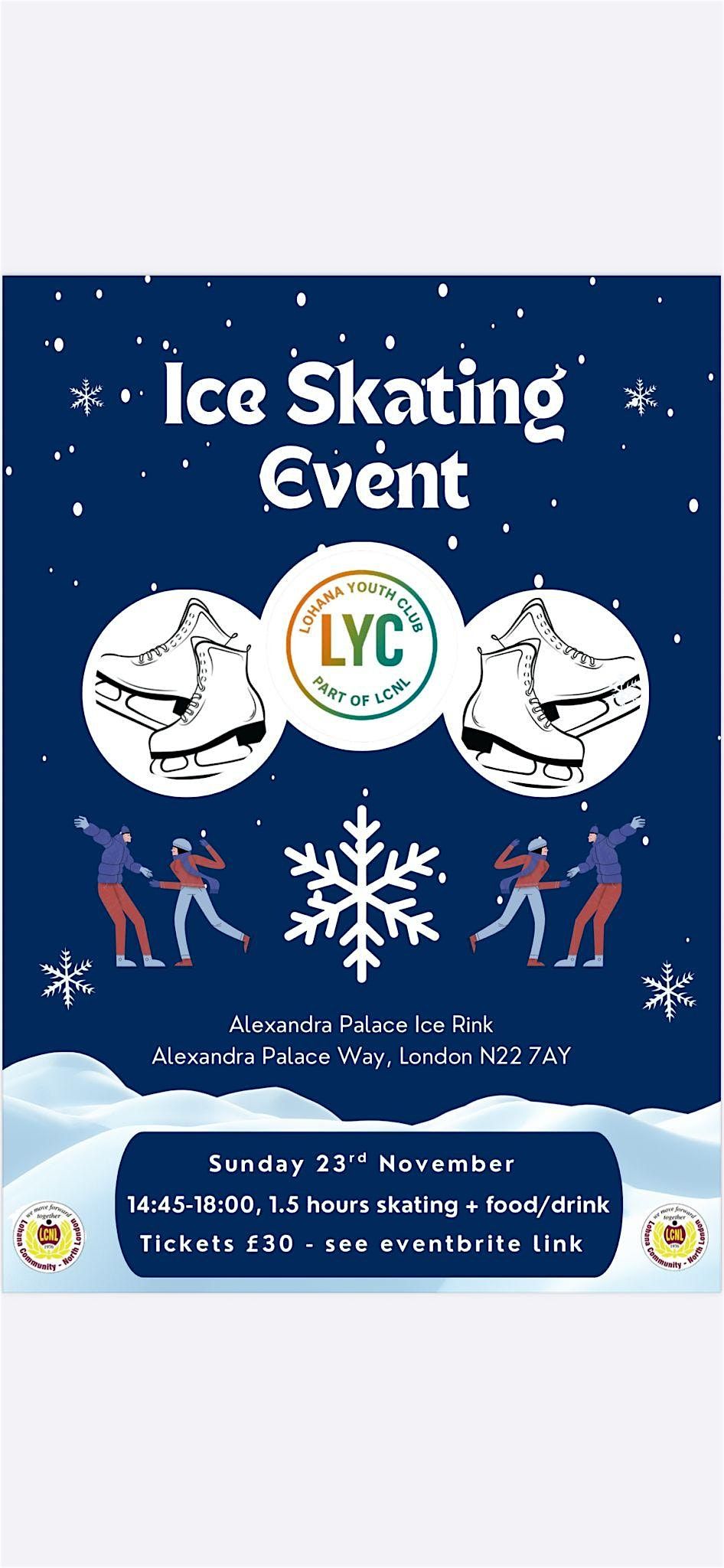 Lohana Youth Club: Ice Skating at Alexandra Palace