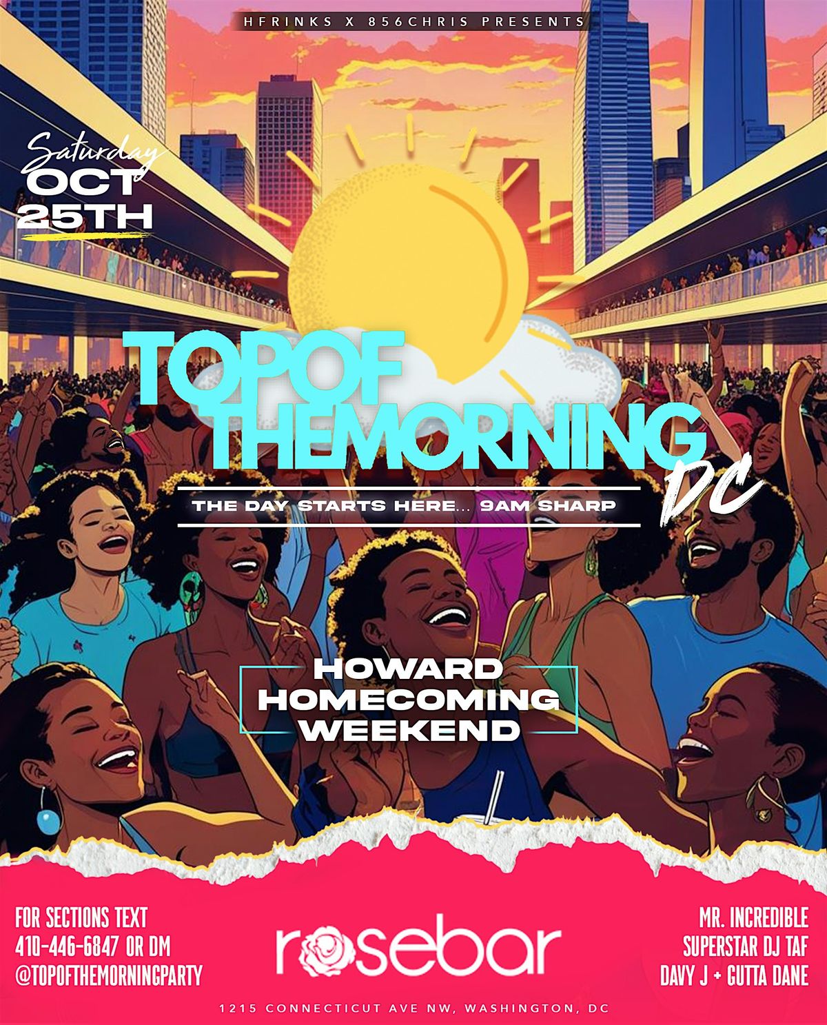 TOP OF THE MORNING PARTY DC