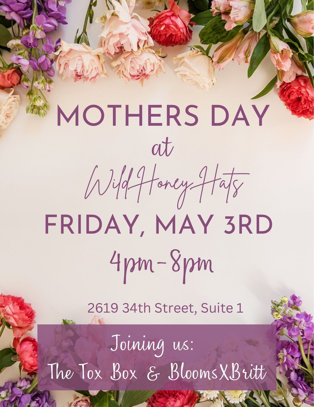 Mother\u2019s Day at Wild Honey Hats 