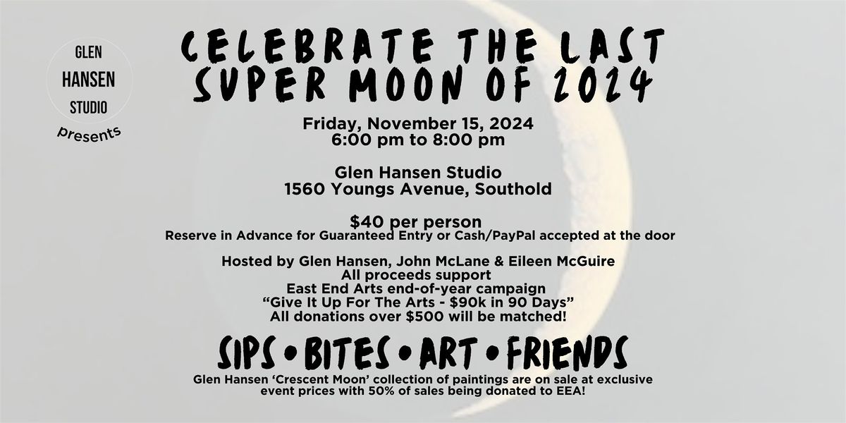 Celebrate the Last Super Moon of 2024