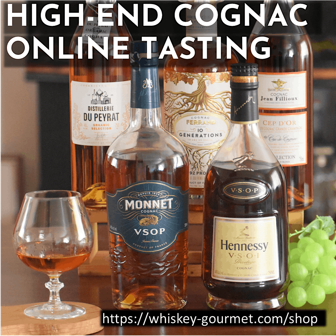 5 Premium cognacs live online tasting \u2013 enjoy and compare