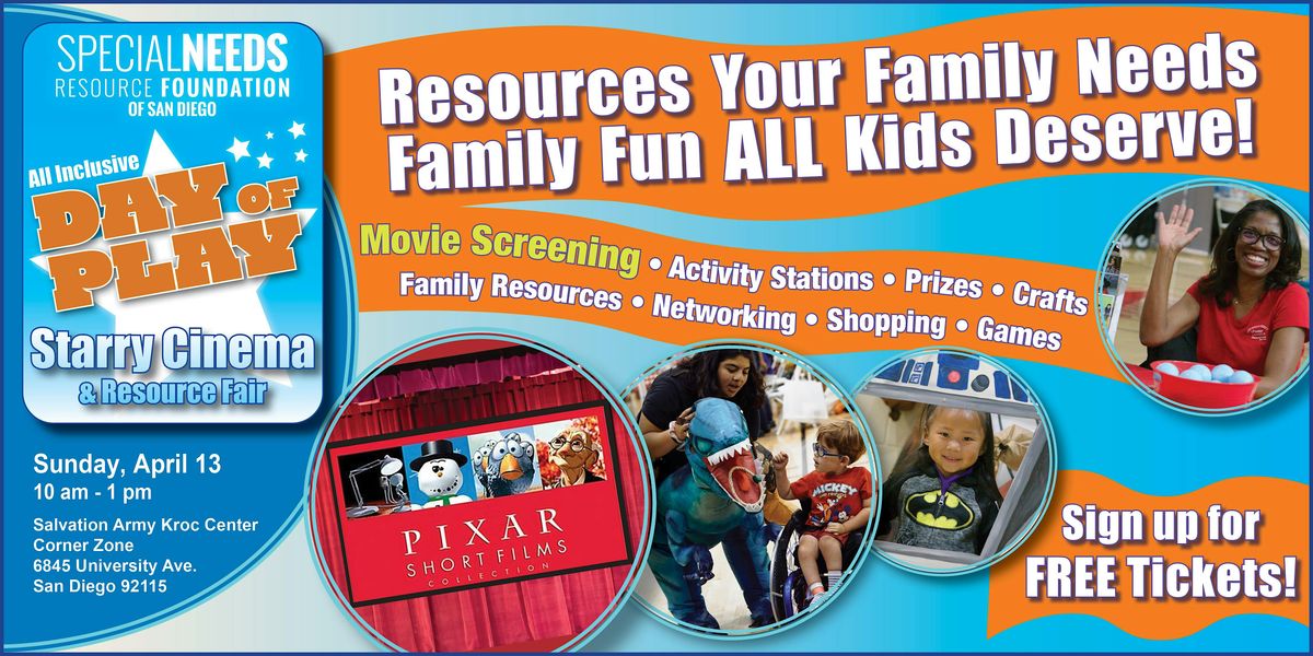 All-Inclusive Day of Play: Starry Cinema & Resource Fair!