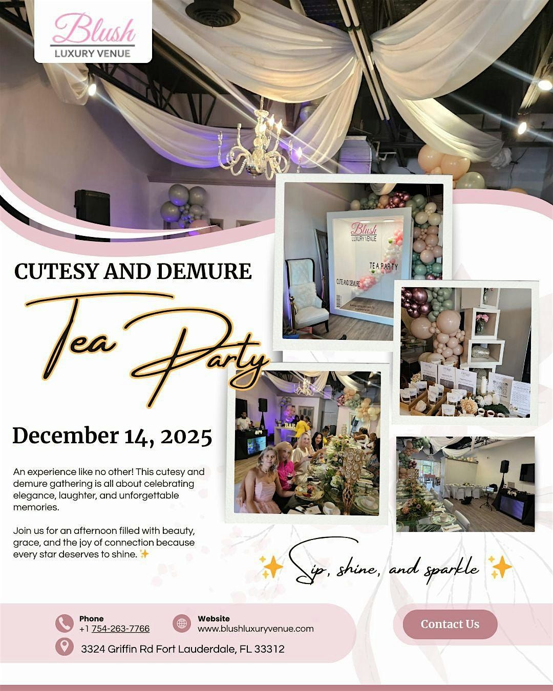 Cutesy and Demure Star Tea Party \u2728
