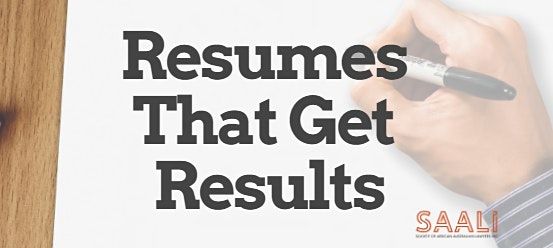 SAALI: Resumes That Get Results