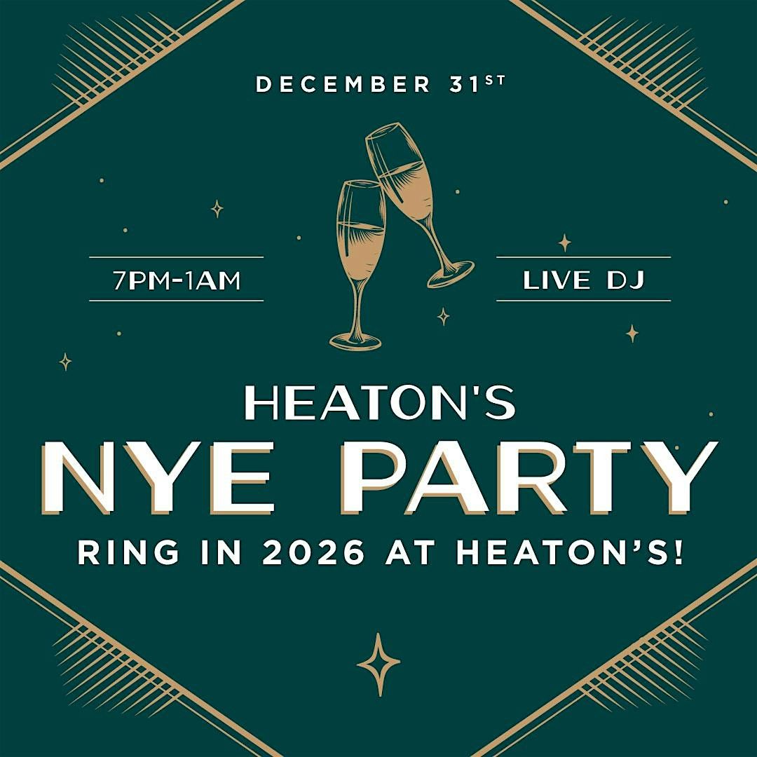 Ring in 2026 Oceanside at Heaton's Vero Beach!!!!