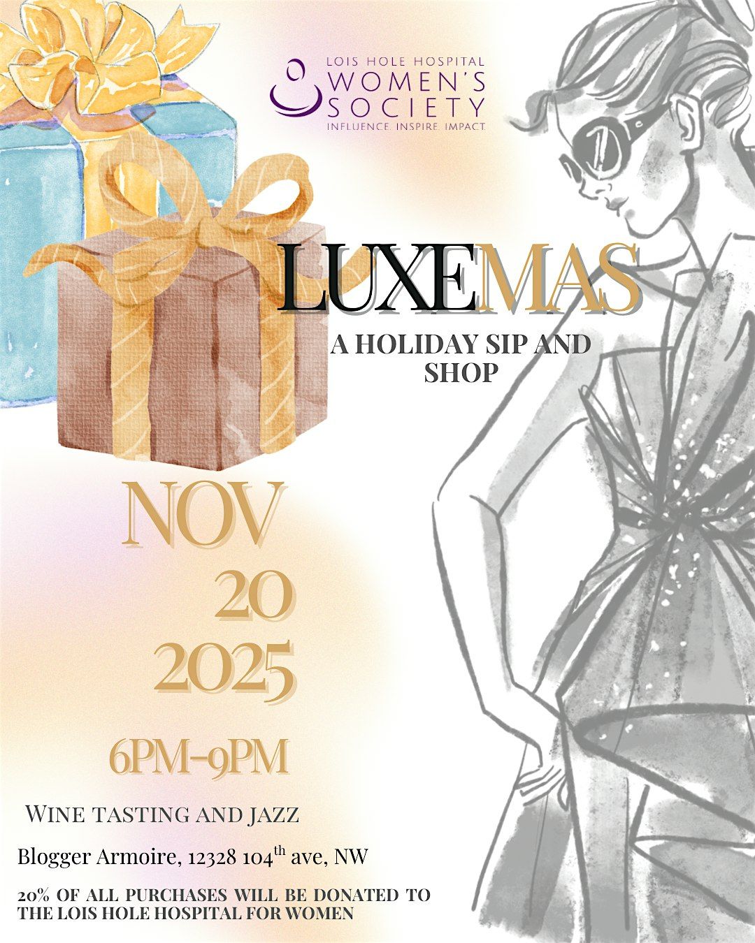 LUXEMAS\u00a0IN SUPPORT OF LOIS HOLE HOSPITAL FOR WOMEN