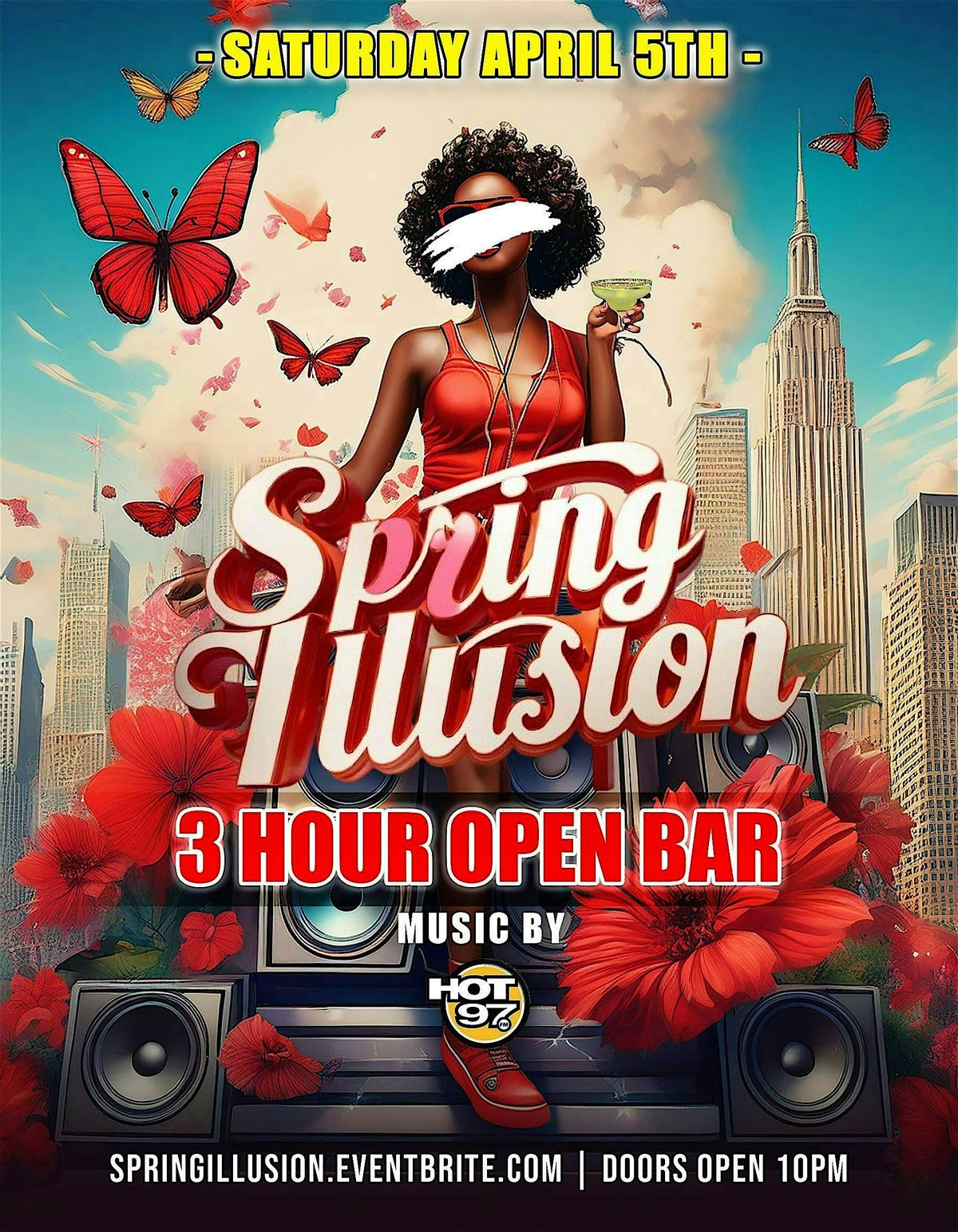 SPRING ILLUSION 2025 - 3 HOURS OPEN BAR | NYC'S BIGGEST SPRING PARTY!