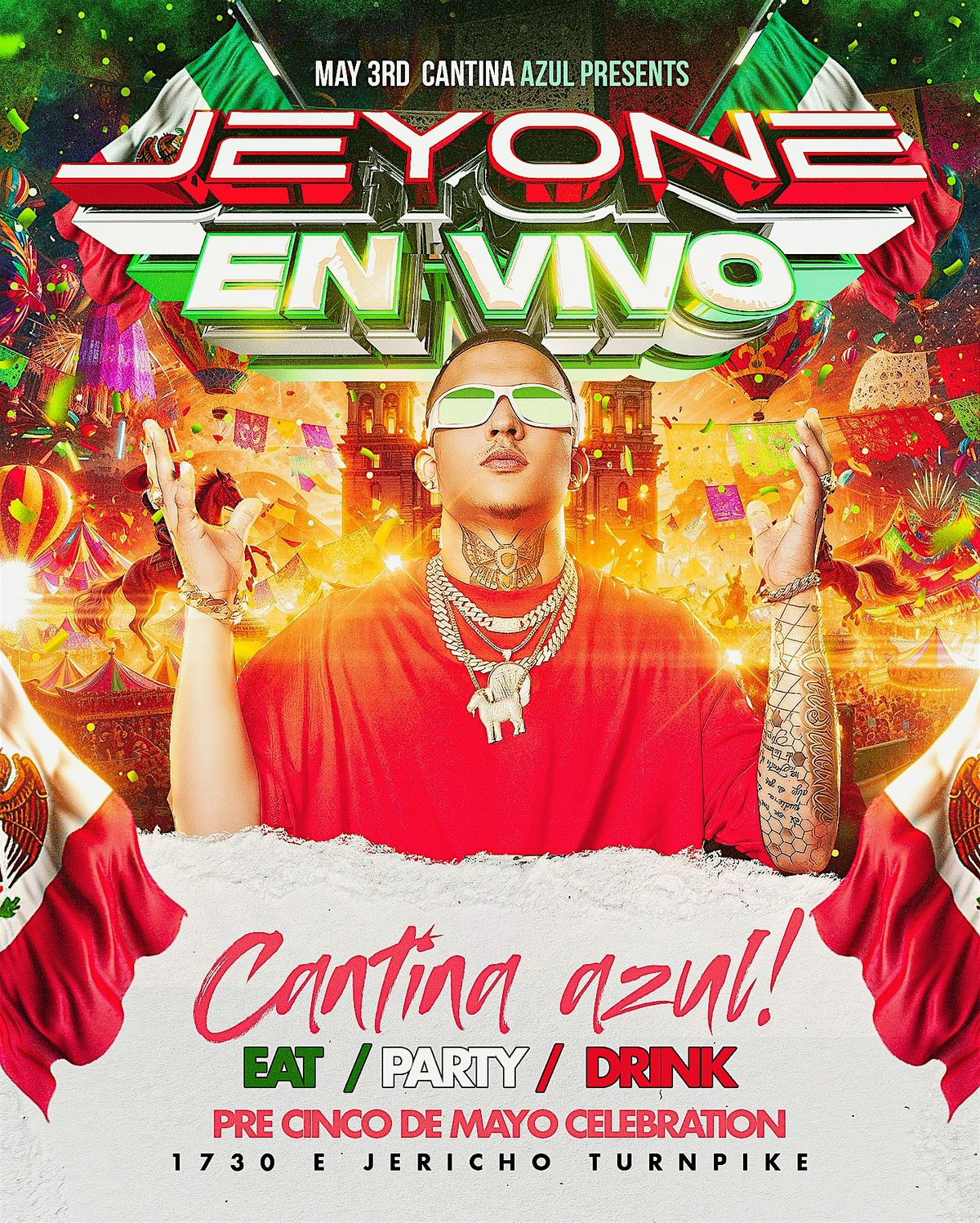 JEY ONE pre cinco de mayo party