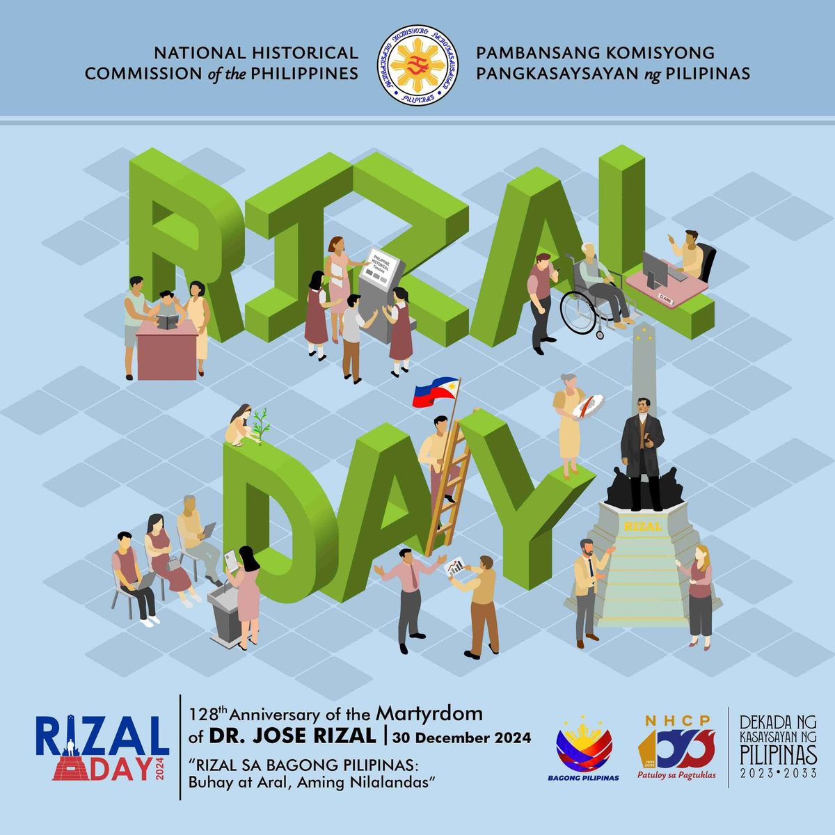 Floral Offering Ceremony to Commemorate Rizal Day