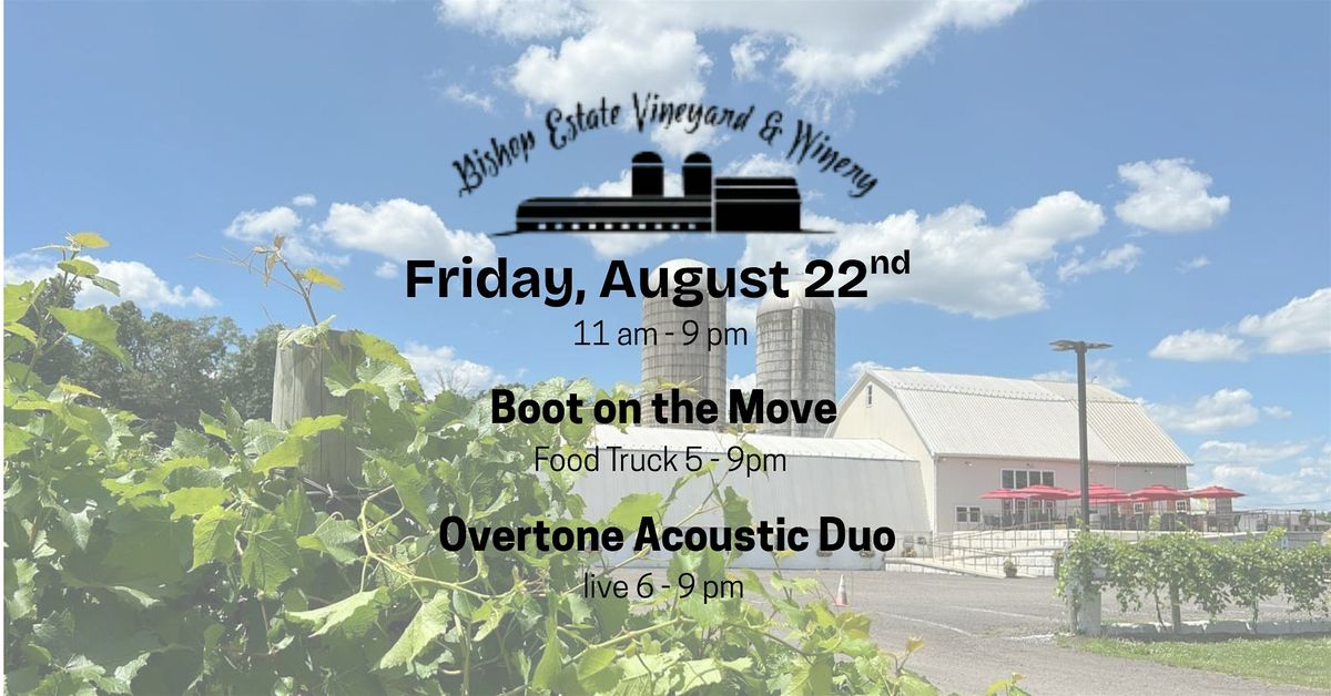 Boot on the Move Food Truck with Overtones Duo Live at Bishop Estate