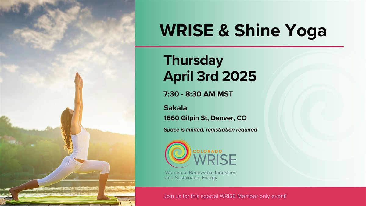 WRISE & Shine Yoga