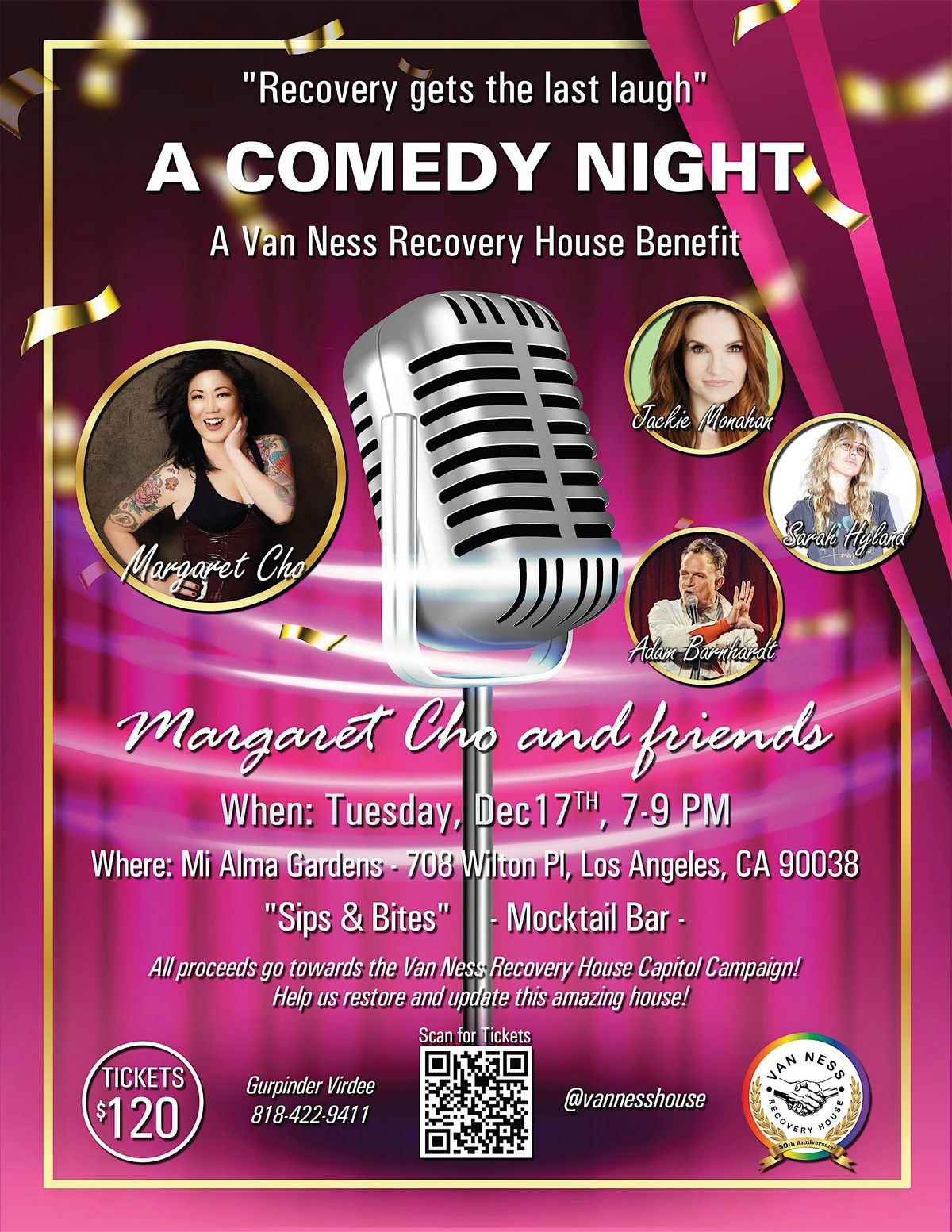 Comedy Night Benefit for Van Ness Recovery House