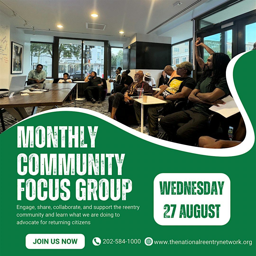 Monthly Community Focus Group