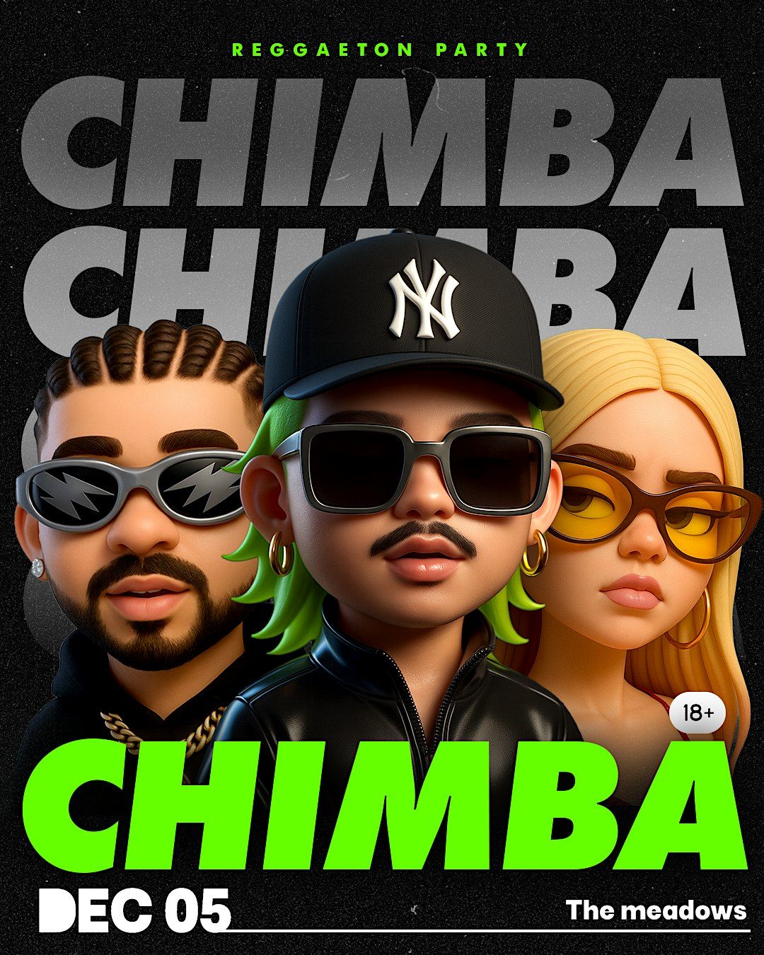 CHIMBA (18+) \u2192 Reggaeton Party