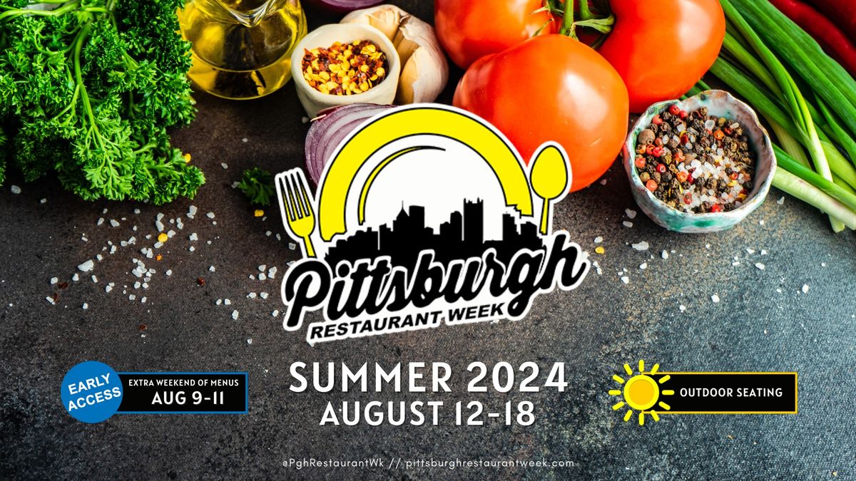 Pittsburgh Restaurant Week Summer 2024