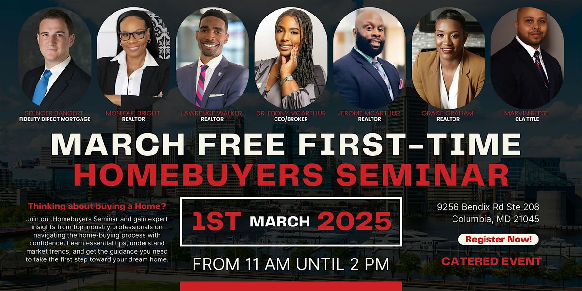 1st (First)  time home-buyer seminar