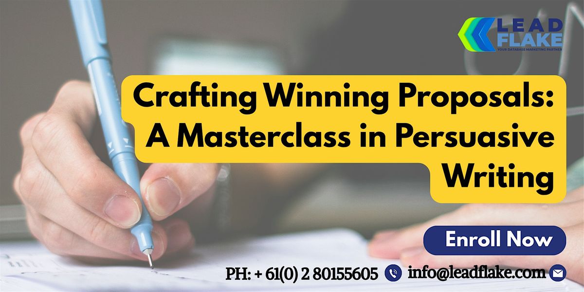 Proposal Writing Essentials Workshop in Johor Bahru