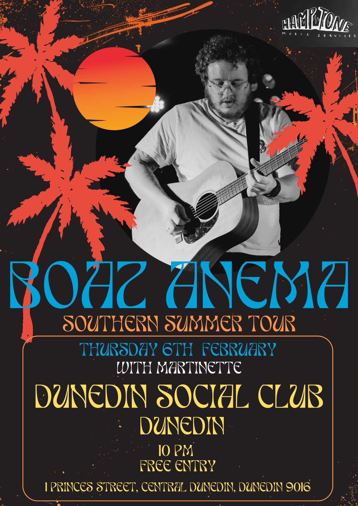 BOAZ Anema ::: Dunedin Social Club ::: Thursday 6th February 2025