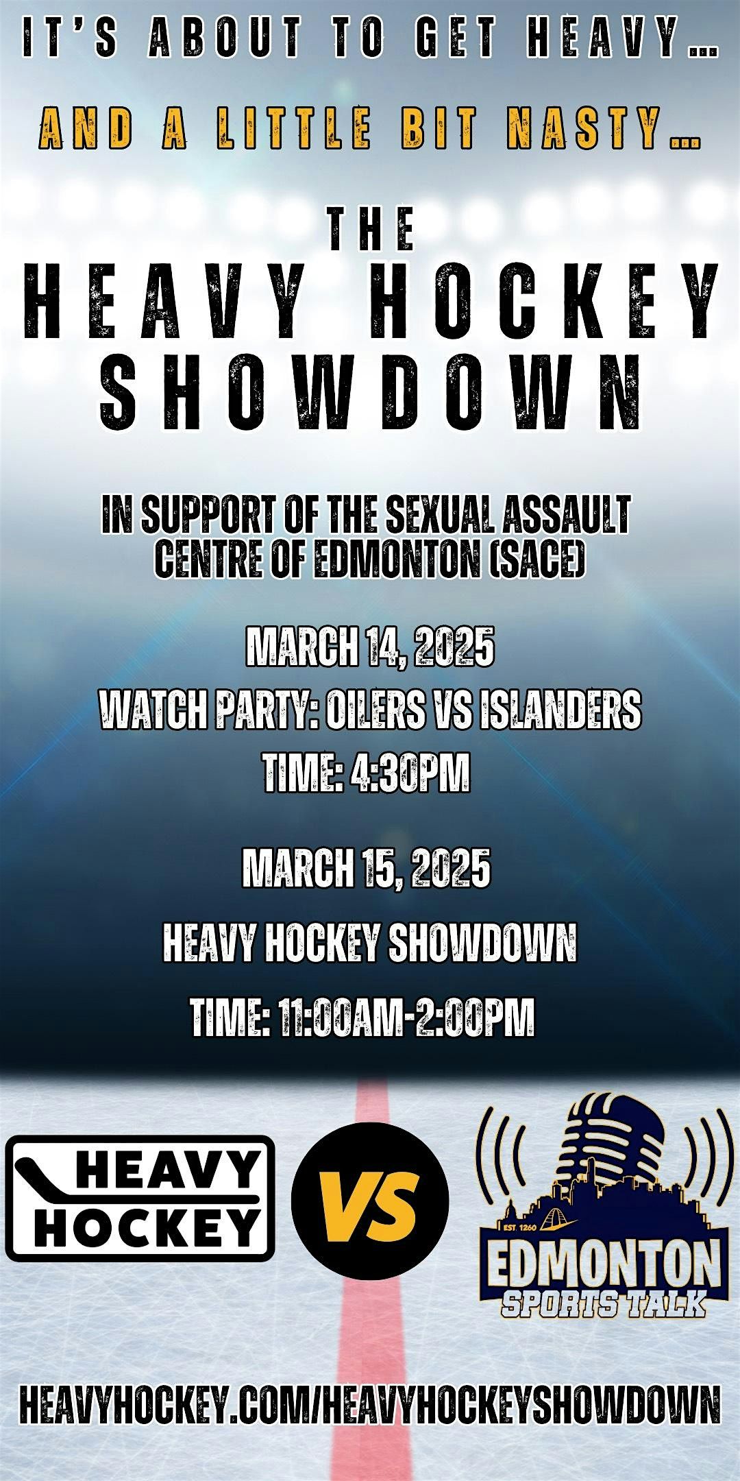 Heavy Hockey Showdown Charity Hockey Game for SACE 2025