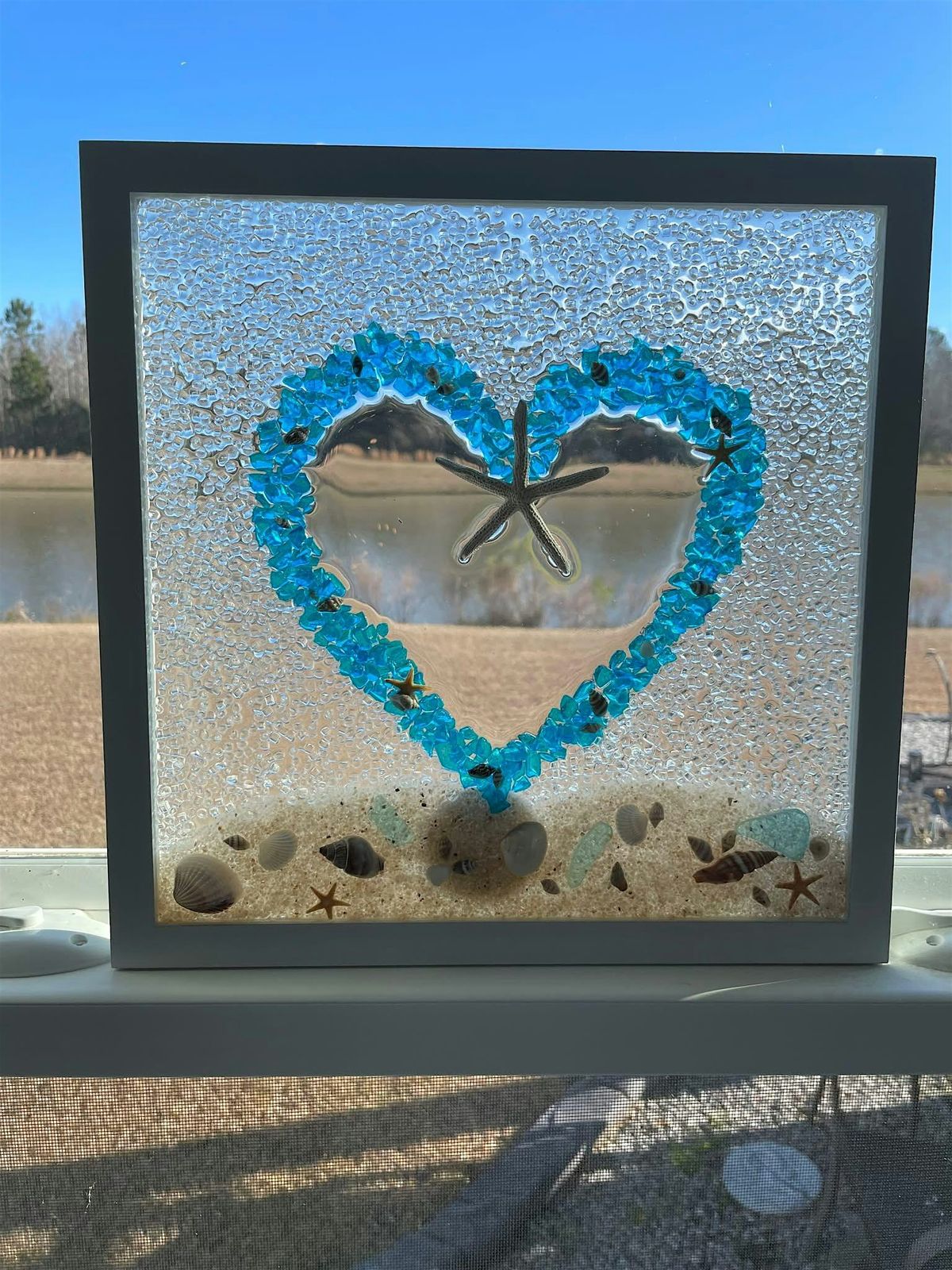 Resin Beach Heart Make and Take