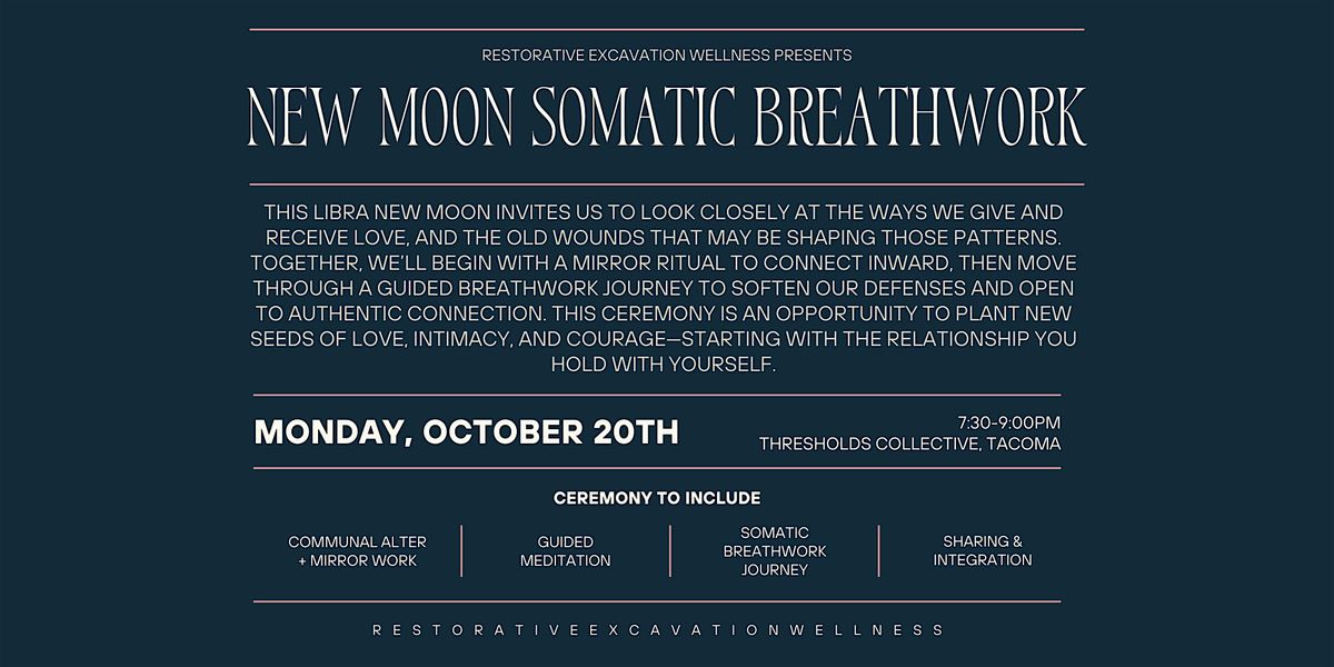 New Moon Somatic Breathwork: Mirrors of the Heart