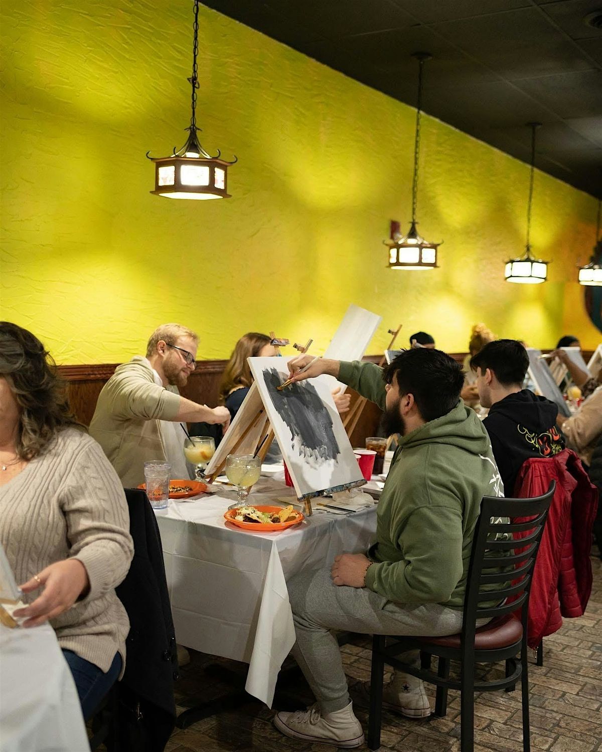 Christmas Sip & Paint at Compadres Chesterland!