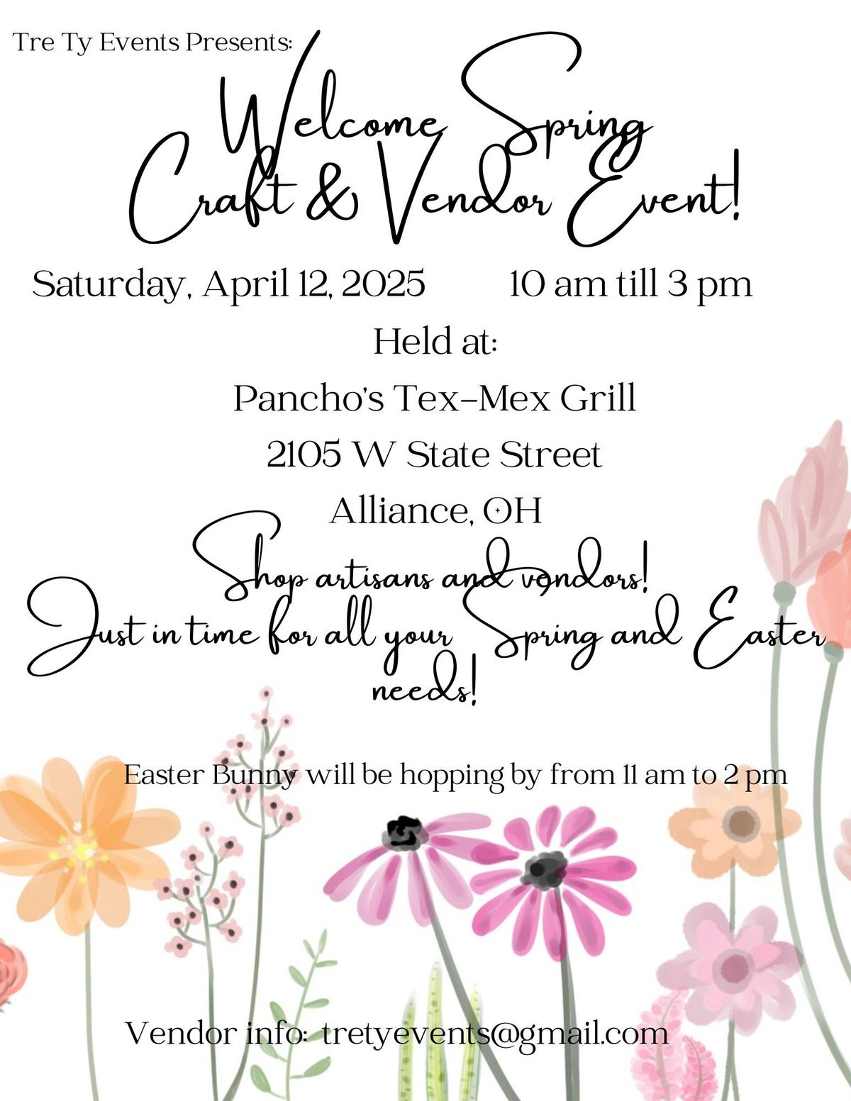 Welcome Spring Craft & Vendor Event!