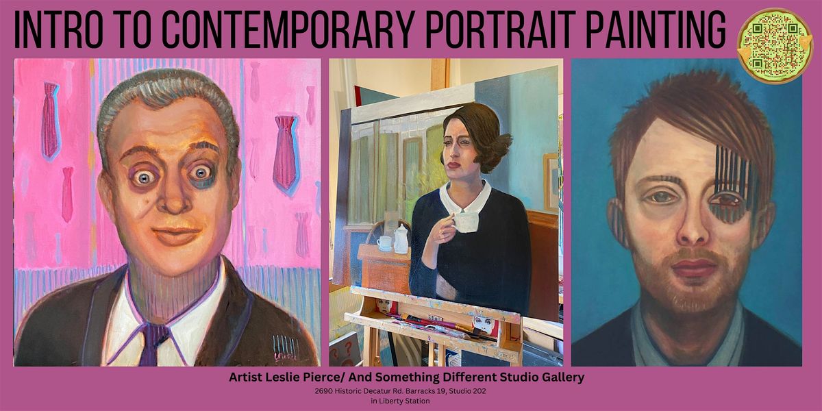 Starts Jan. 9\/ Intro Contemporary Portrait Painting\/ Thursdays\/ Day or Nite