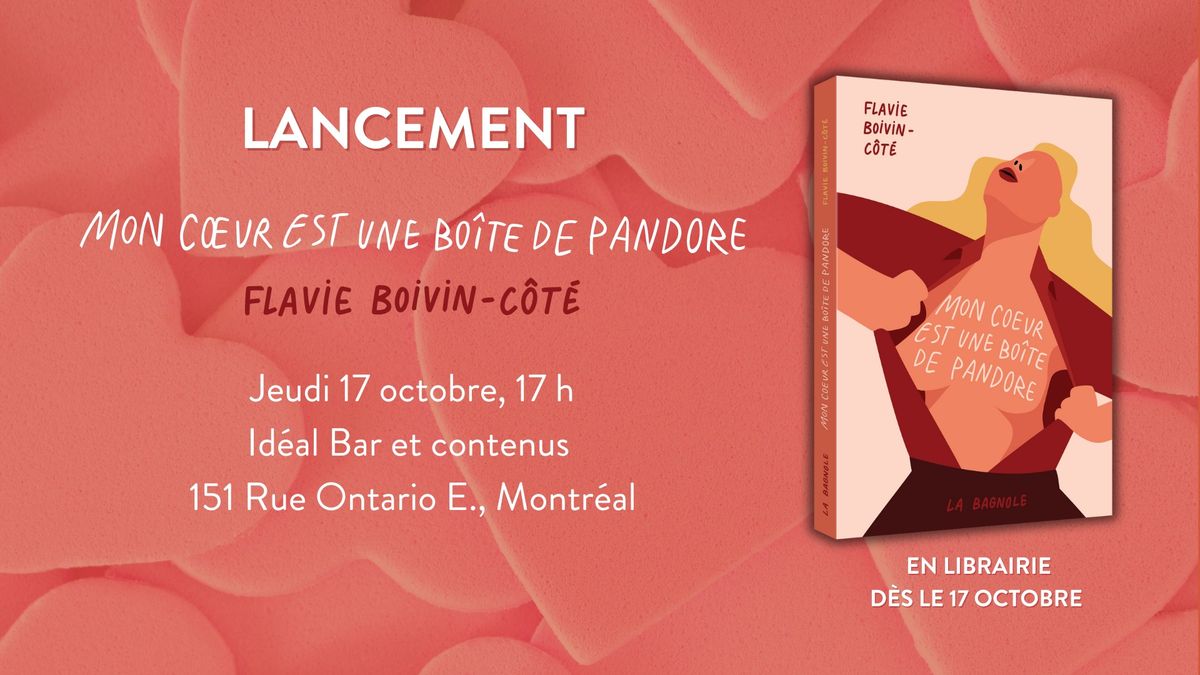 Lancement - Mon coeur est une bo\u00eete de Pandore