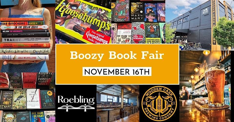 Boozy Book Fair @ Wooden Cask Brewing