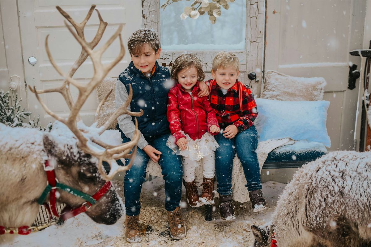 Family Reindeer Photoshoot