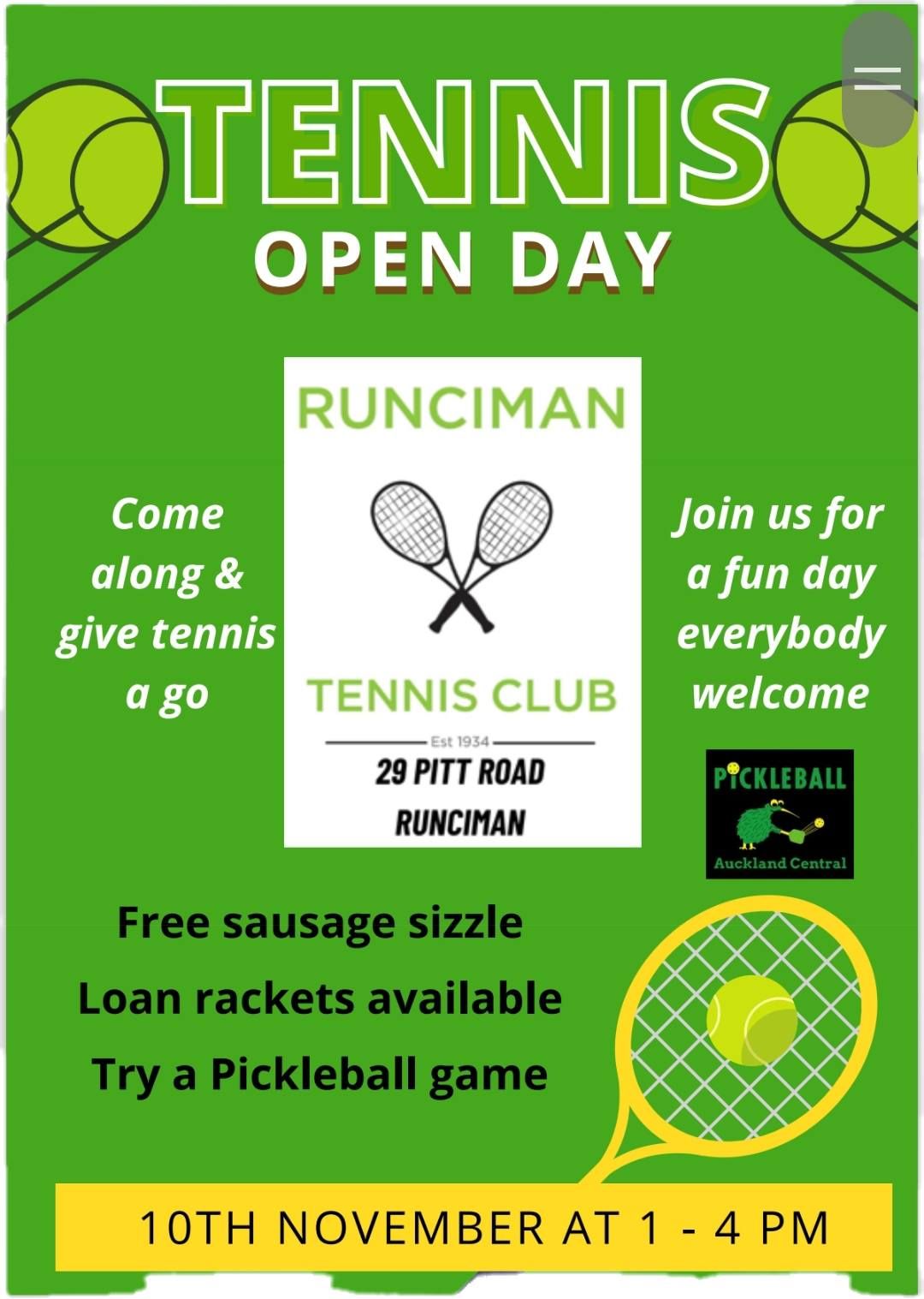 Tennis Open Day