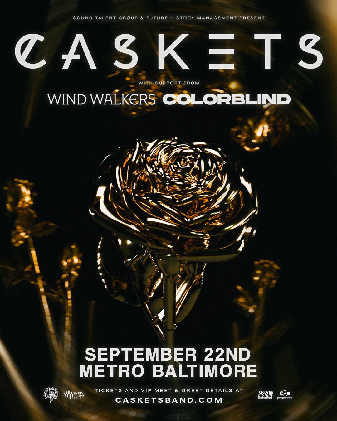 CASKETS w\/ Wind Walkers and Colorblind @ Metro Baltimore 