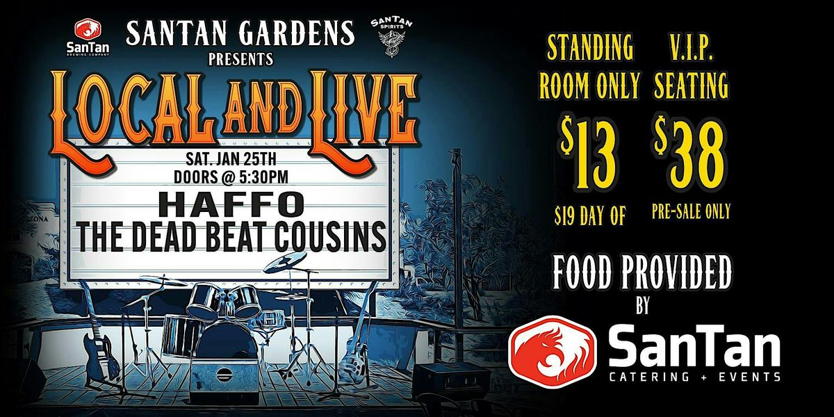 Haffo & the Deadbeat Cousins | Local and Live