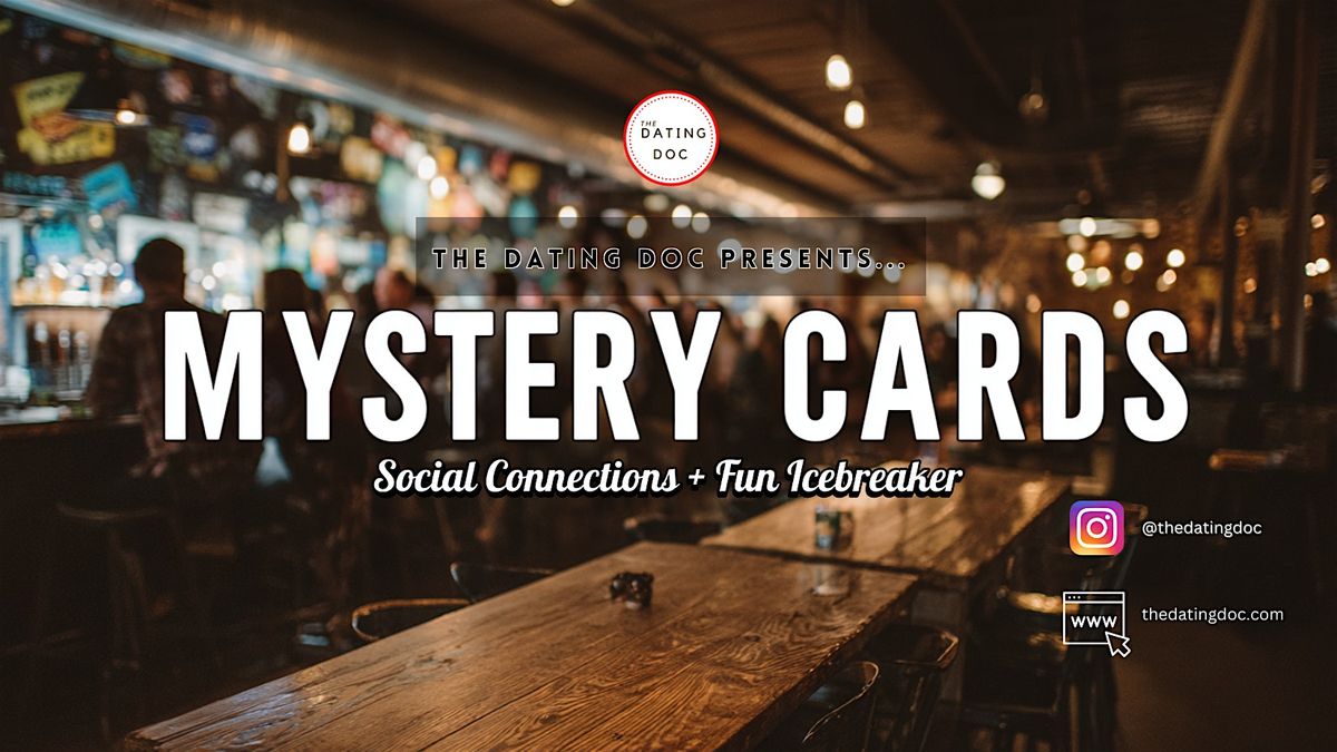 Mystery Cards Austin Singles Mixer (Ages:  30s-40s)