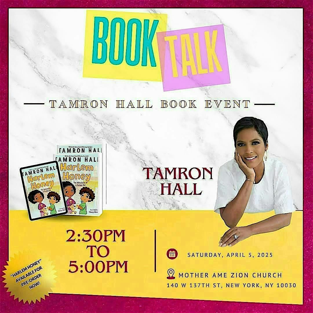 Alpha Kappa Alpha Sorority, Inc.\u00ae Presents Tamron Hall- "Harlem Honey"