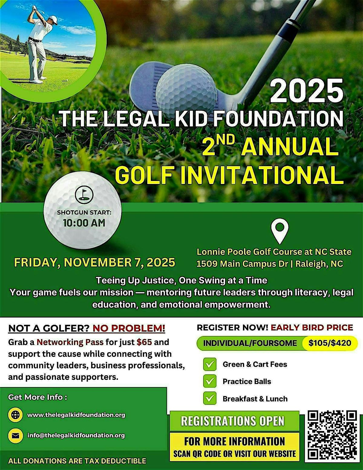 The Legal Kid Foundation\u2019s 2nd Annual Golf Invitational