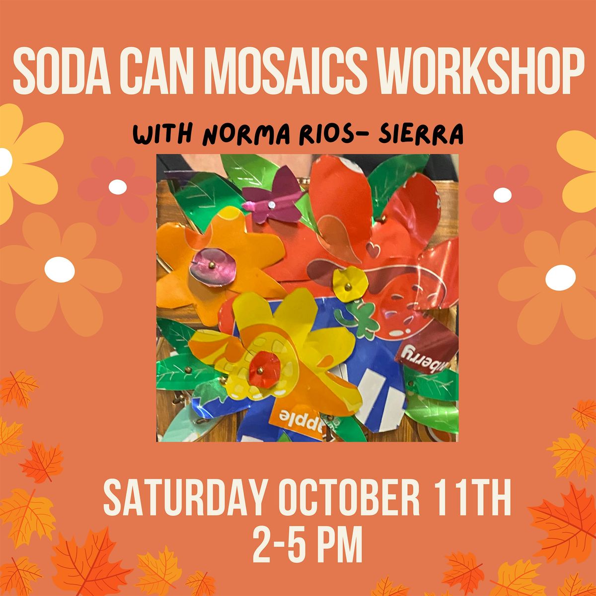 Soda Can Mosaics with Mosaicoarte