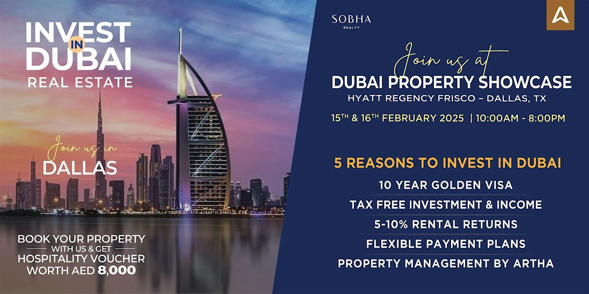 Invest in Dubai Real Estate - Roadshow in Dallas