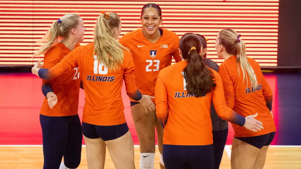 Parking Penn State Nittany Lions at Illinois Fighting Illini Womens Volleyball