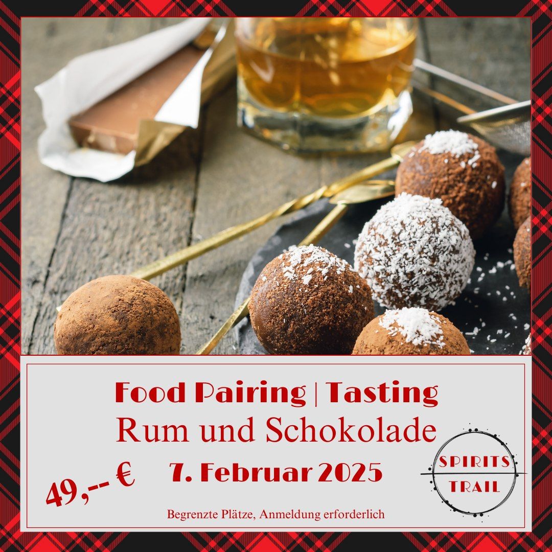 Spirits Trail - Food Pairing Rum und Schokolade