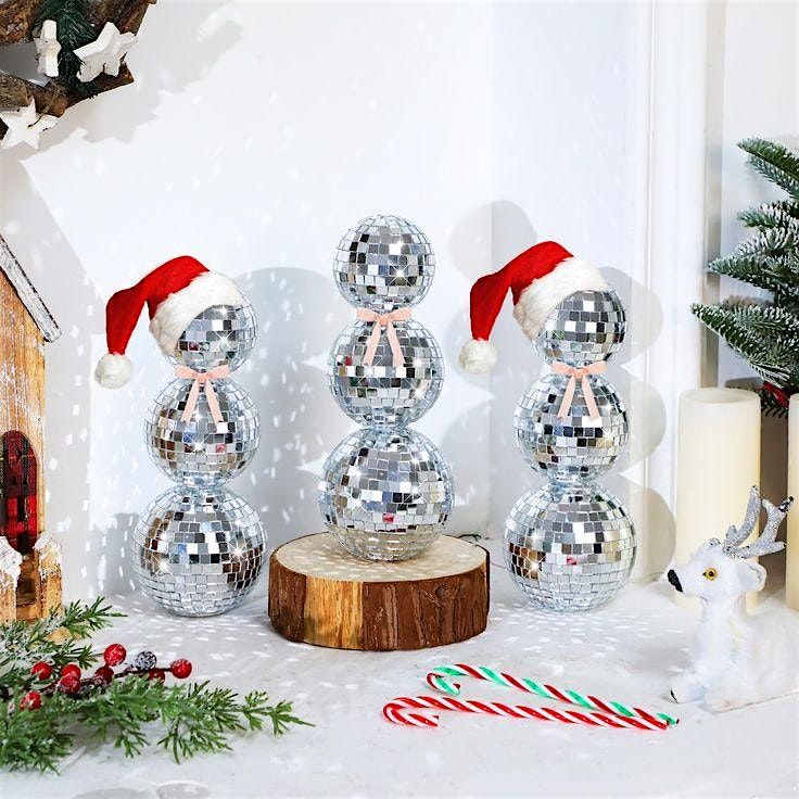 Disco Ball Snowman - Merrygold SD Christmas Craft Party - (21+)