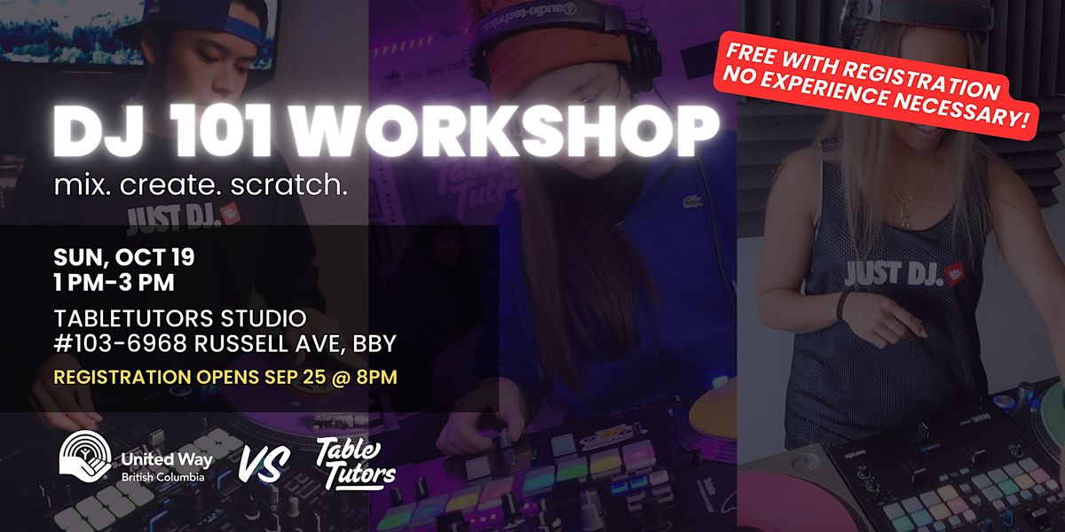 DJ 101 Workshop with Tabletutors