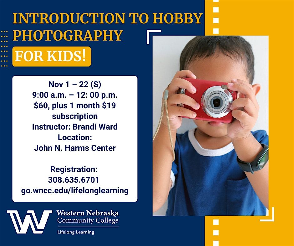 Introduction to Hobby Photography (for Kids!)