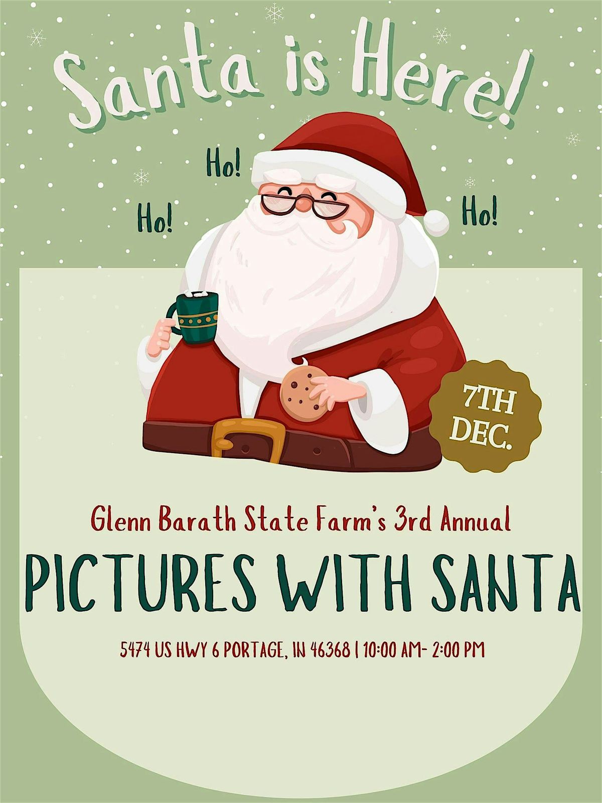 3rd Annual Pictures with Santa